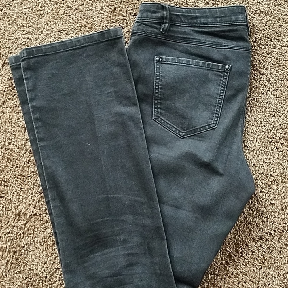 Lauren Conrad black straight leg jean